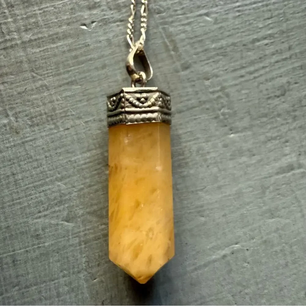 925 Sterling Silver Crystal Pendant Necklace